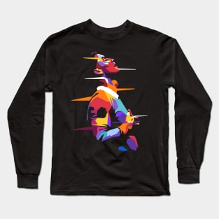 Football Player Long Sleeve T-Shirt